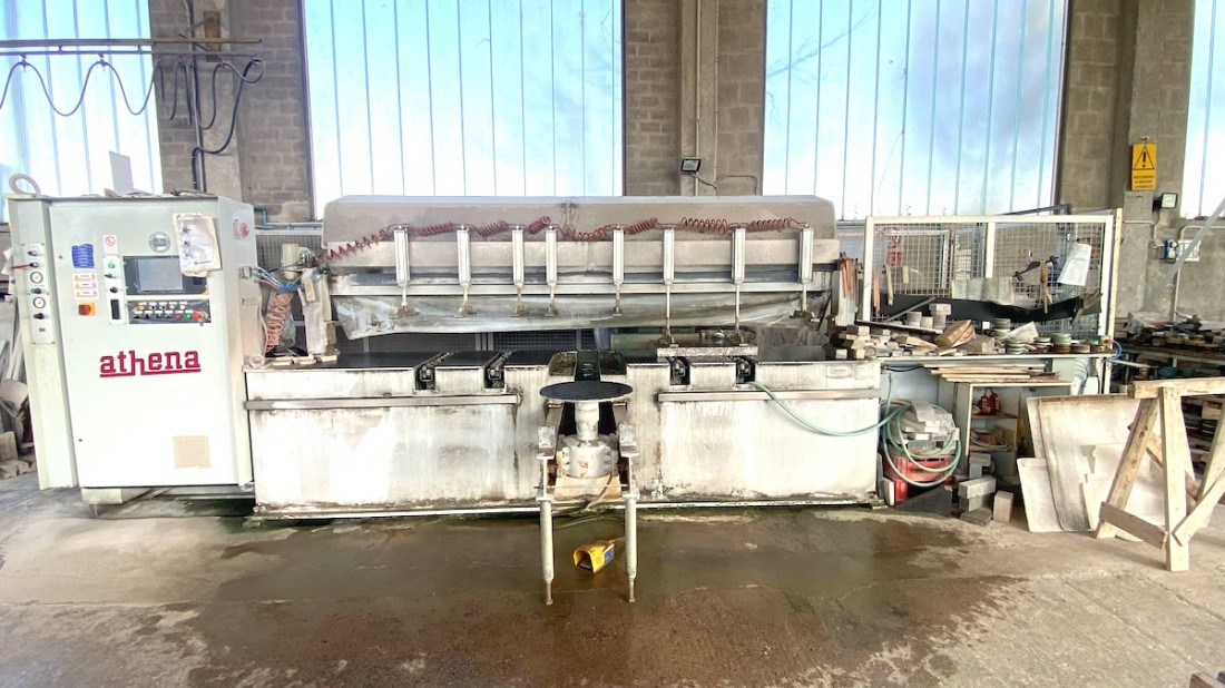 Comandulli Athena, single head polishing machine for edge polishing (DEP17)